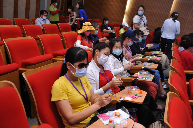 109年8月31日，海基會舉辦「關懷兩岸婚姻親子」活動