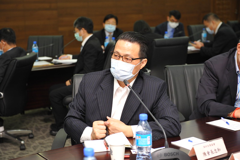 109年5月27日，立法院內政委員會考察海基會