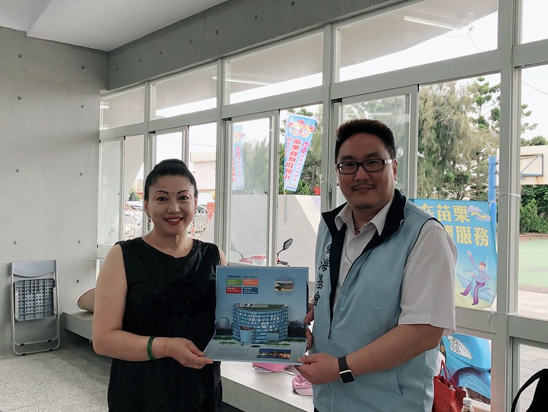 107年9月，海基會參加移民署關懷新住民行動服務列車活動