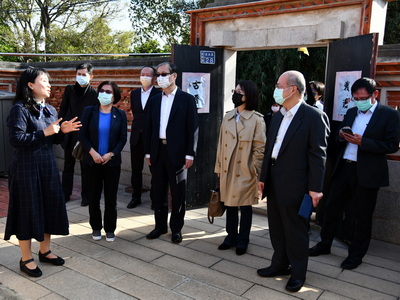 110年11月26日，海基會赴金門關懷陸配