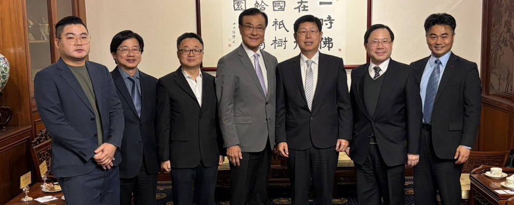 115年3月12日，蘇嘉全董事長拜會電機電子工業同業公會劉揚偉理事長