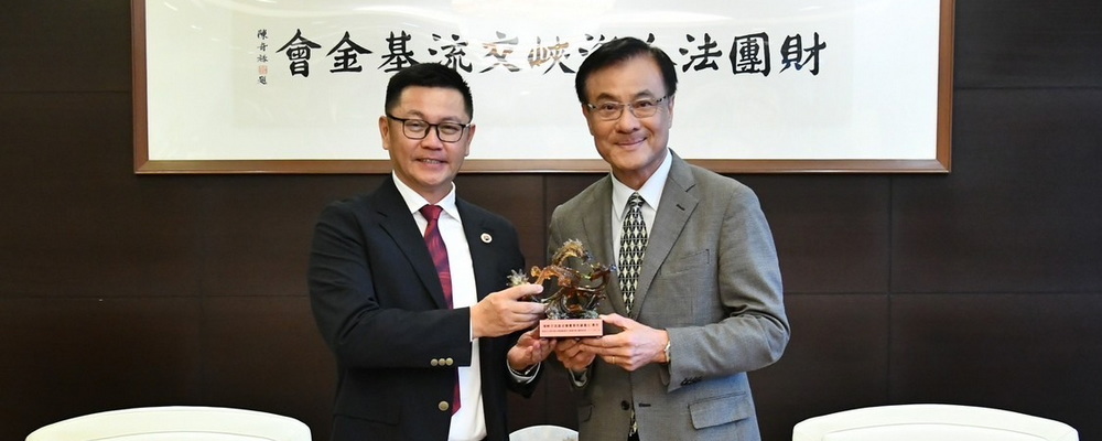 115年3月17日，蘇嘉全董事長會見東莞台商協會吳峻睿會長一行