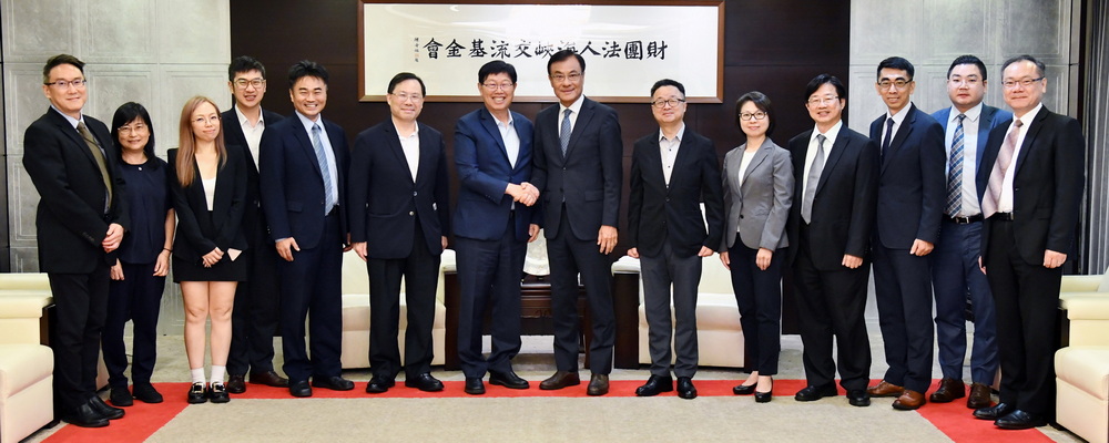 115年4月17日，蘇董事長會見電機電子工業同業公會劉揚偉理事長一行